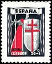 Spain 1943 Pro Tuberculous 20 + 5 CTS Green Edifil 971. 971. Uploaded by susofe